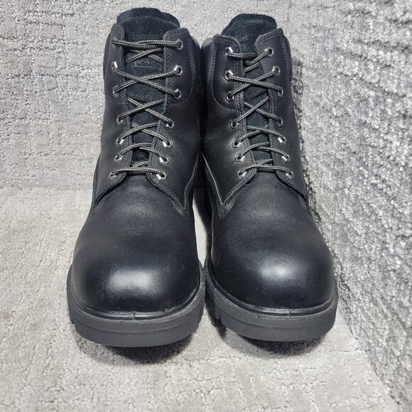 Timberland PRO A5TF3 Mens Size 14W Black Sawhorse Composite Toe Combat Work Boot - Picture 2 of 9